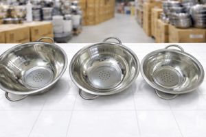 wholesale steel colander set