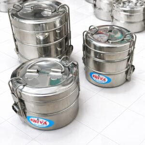 multi layer steel lunch box
