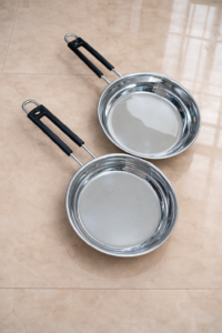 premium stainless steel fry pan
